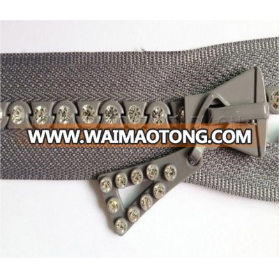 New Item! ZIpper with rhinestone