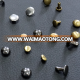 high quality shiny plain rivet with different finishing for leather garment