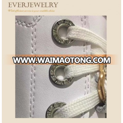 12mm metal eyelets for shoe metal eyelet with rhinestone shoe metal eyelet